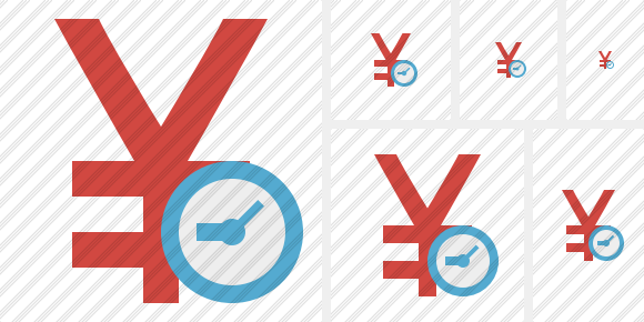 Yen Yuan Clock Icon Yen Yuan Clock Icon