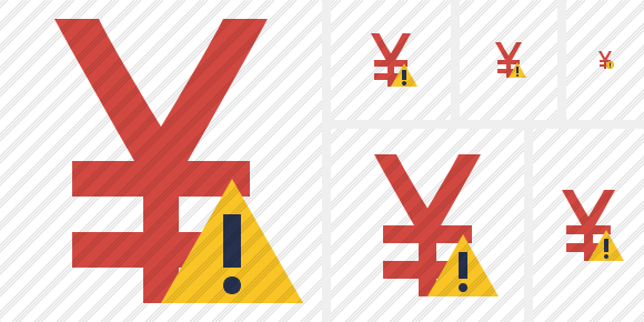 Yen Yuan Warning Icon Yen Yuan Warning Icon