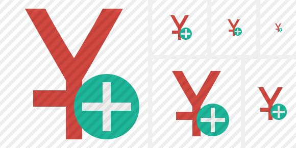 Yuan Add Icon Yuan Add Icon