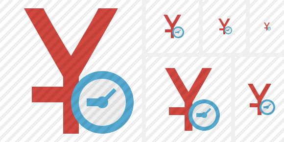 Yuan Clock Icon Yuan Clock Icon