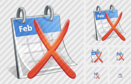 Calendar Remove Icon