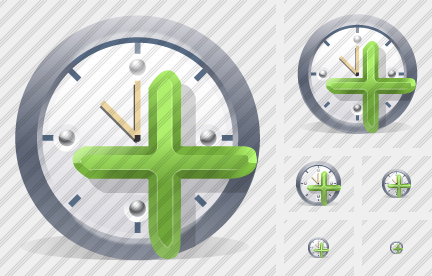Clock Add Icon Clock Add Icon
