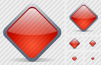 Icono Diamond Red Icono Diamond Red