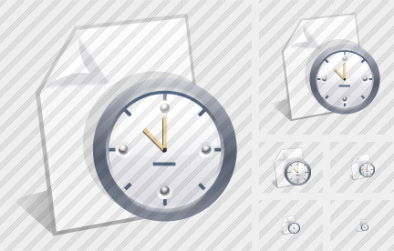 Doc Clock Icon Doc Clock Icon