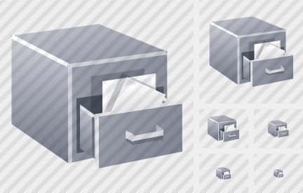 Filing Cabinet Icon Filing Cabinet Icon