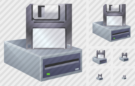 Icône Floppy Drive