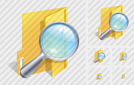 Folder Search Icon Folder Search Icon