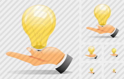 Hand Lamp Icon