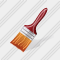 Flat Brush Icon