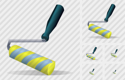 Paint Roller Icon Paint Roller Icon