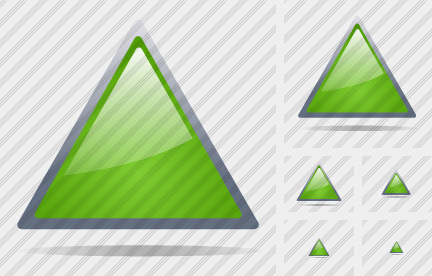 Triang Green Icon Triang Green Icon