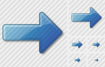 Arrow Right Blue Icon Arrow Right Blue Icon