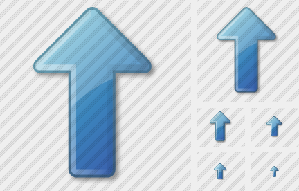 Arrow Up Blue Icon Arrow Up Blue Icon