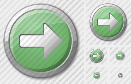 Arrow 2 Right Green Icon