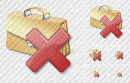 Breafcase Delete Icon Breafcase Delete Icon