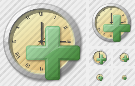 Clock Add Icon Clock Add Icon
