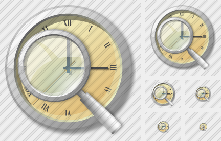 Clock Search Icon