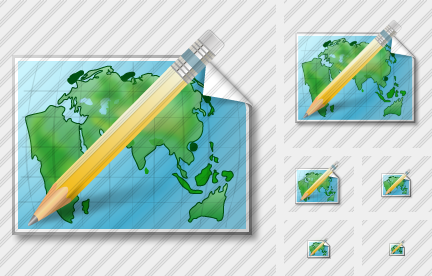 Icona Documento Mappa Modifica