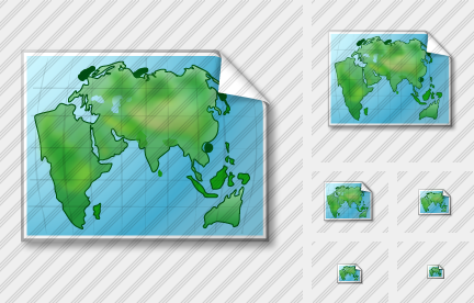 Icona Documento Mappa