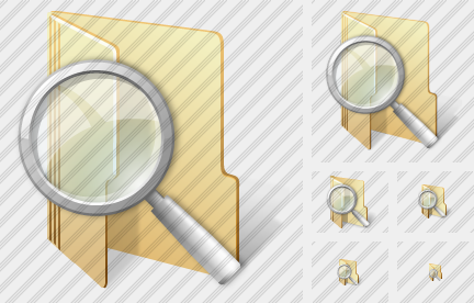 Folder Search Icon Folder Search Icon