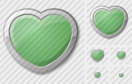 Heart Green Icon