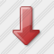 Arrow Down Red Icon