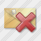 Icône Email Delete