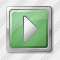 Media Play Green Icon