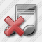 Music Delete Icon