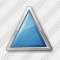 Icone Triangolo Blu