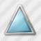 Icone Triangolo Azzurro