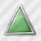 Icone Triangolo Verde