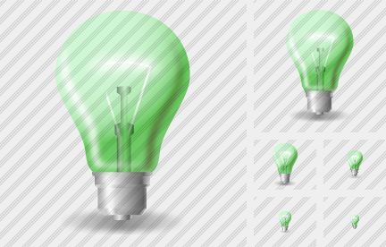 Icono Lamp Green