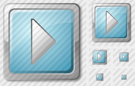 Icono Media Play Cyan