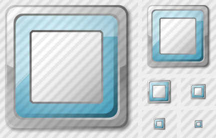 Media Stop Cyan Icon Media Stop Cyan Icon