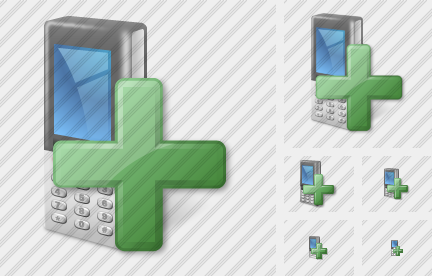 Иконка Сотовый телефон Добавить