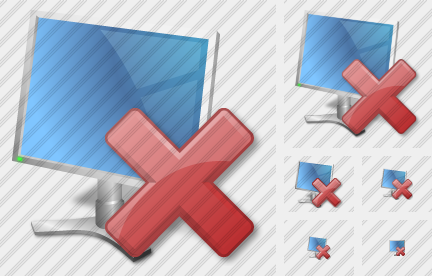 Monitor Delete Icon