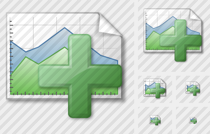 Icône Profile Graph Add