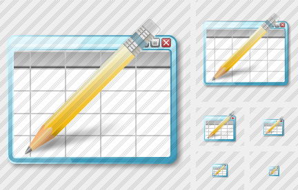 Иконка Таблица Редактировать