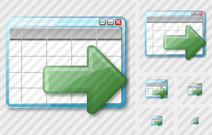 Table Export Icon Table Export Icon