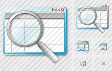 Table Search Icon Table Search Icon