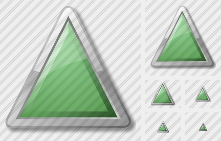 Triangle Green Symbol