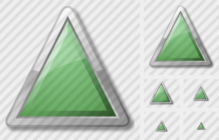 Triangle Green Icon