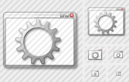 Иконка Настройки окна