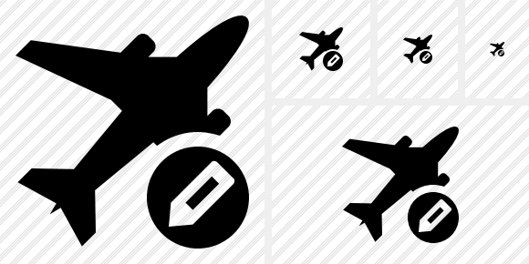 Airplane Edit Symbol