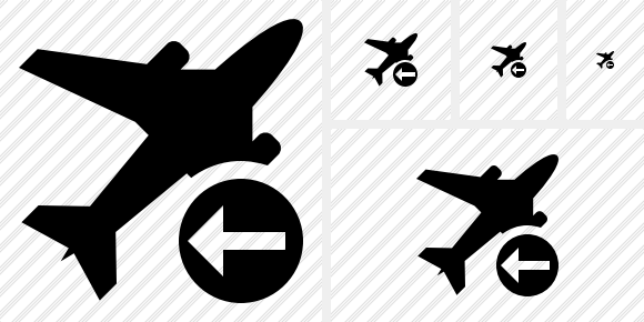 Airplane Previous Symbol