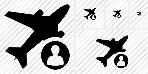 Airplane User Icon Airplane User Icon