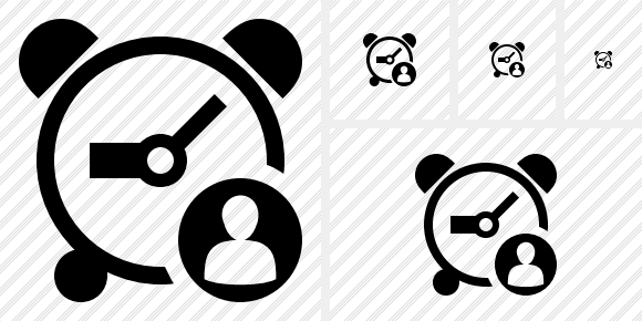 Alarm Clock User Icon Alarm Clock User Icon