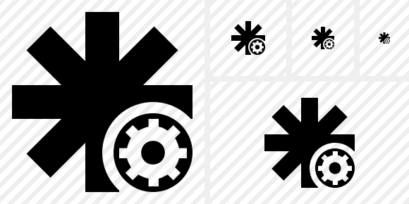 Icône Asterisk Settings