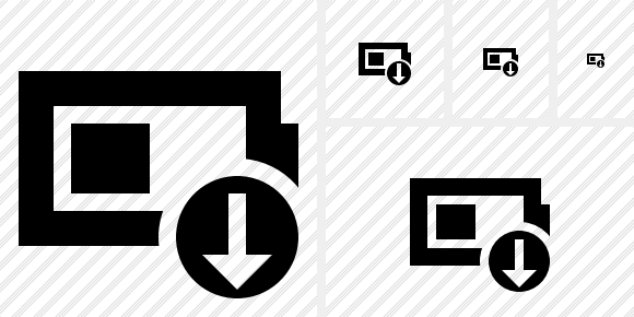 Icône Battery Download